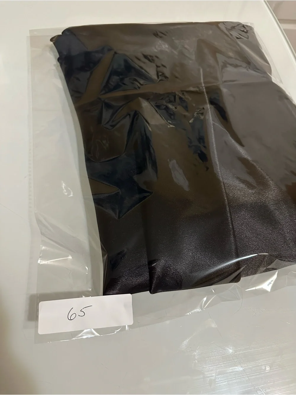 Black Satin Cowl Neck Midi Dress Size 2 Elegant Evening - Picture 15 of 15